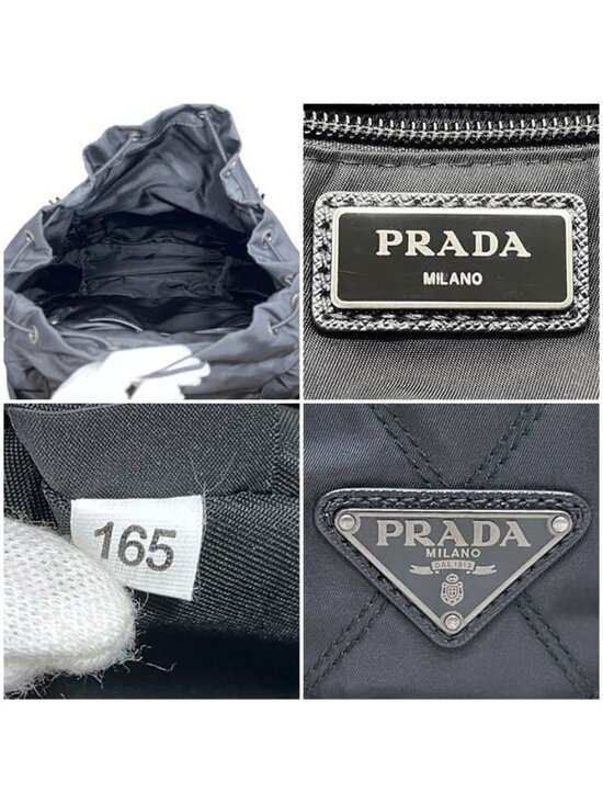 Prada Backpack Black Nero Quilted main image 6